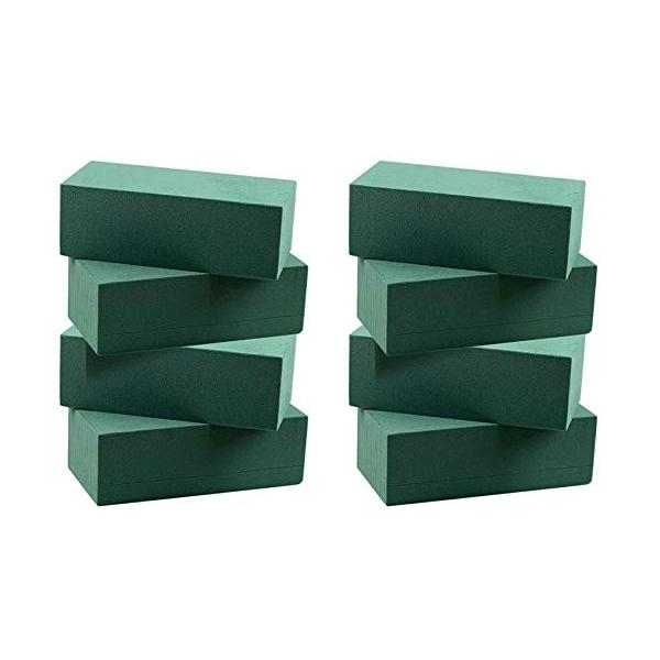 ・8ブリック  AC222・サイズ：22.8*10.6*7.7cm/1個 　 入数：8個・使用方法：花の泥を水に入れて、水を吸って取り出して、そして花を差し込みができます。・これが有るとお花を簡単にいける事が出来ます。包丁などで切れるので大...