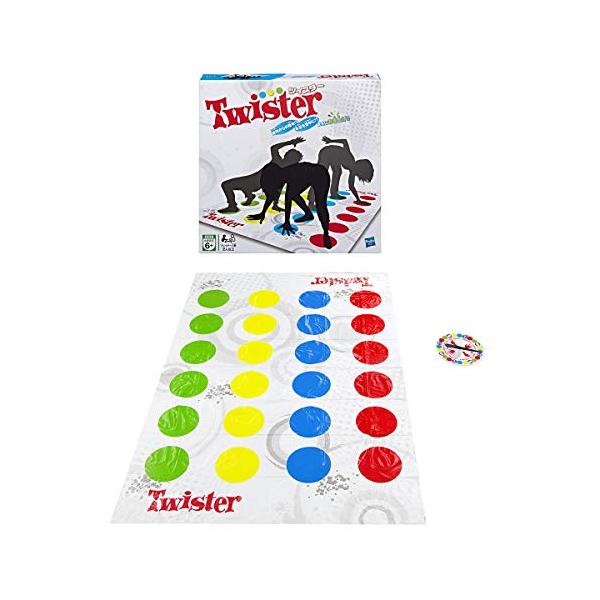 他サイト： ツイスター 家族と子供向けのパーティーゲーム おもちゃ 子供、6歳以上のツイスターボードゲーム、屋内と屋外のスポーツゲーム ファミリーゲーム バの商品画像