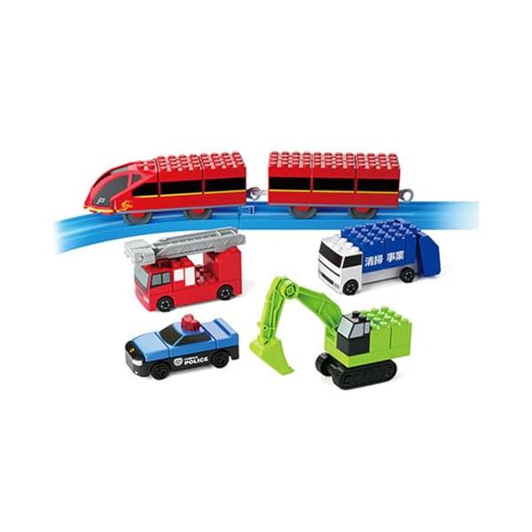 他サイト： タカラトミー トミカ・プラレールブロック エントリーセット おもちゃ 3歳以上の商品画像