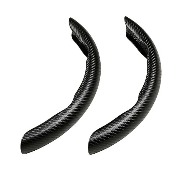 他サイト： ボンフォーム(BONFORM) ハンドルカバー クイックカーボン 取付簡単 ノンスリップ S・M兼用 ブラック 6996-15BKの商品画像