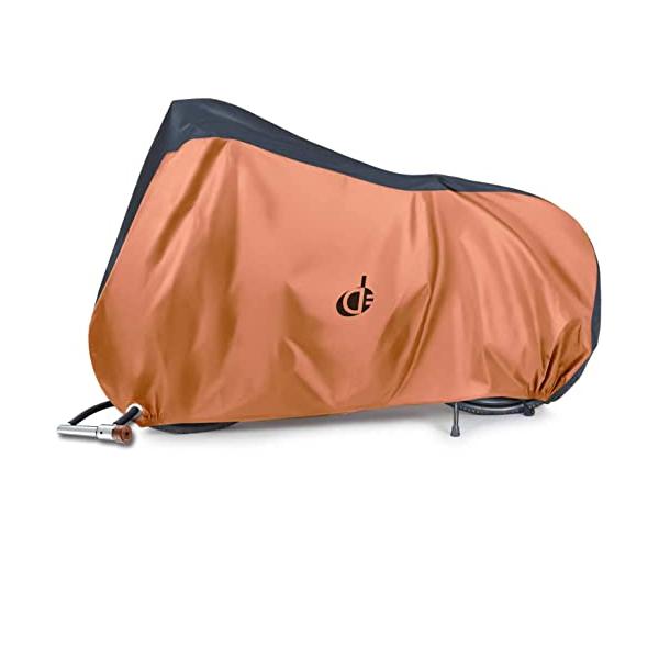 ・オレンジ&amp;ブラック  ・・Color:オレンジ&amp;ブラック・【高品質素材：高い耐久性】：190T高密度の100％ナイロン生地、長期継続利用が可能。精密な二重縫製で作り、丈夫で柔らかくて、破れにくいのです。そして、雨、強風、ほ...