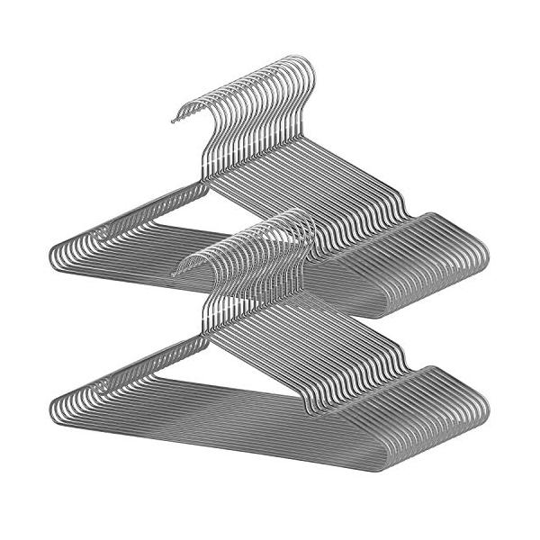 他サイト： AUV ハンガー すべらない PVC特殊ラバー加工 30本組 セット 洗濯ハンガー 衣類ハンガー 多機能ハンガー 滑り止め 変形にくい 物干しハの商品画像