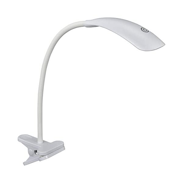 屋内省エネタッチ式・ホワイト  LTC-N30AG-W・・Color:ホワイト・角度調整自由自在、フレキシブルアームで立体的に広い範囲を照らす、LEDクリップライト・多重影を大幅に軽減し、やさしいあかりで目が疲れにくい・まぶしさや照射面の反...