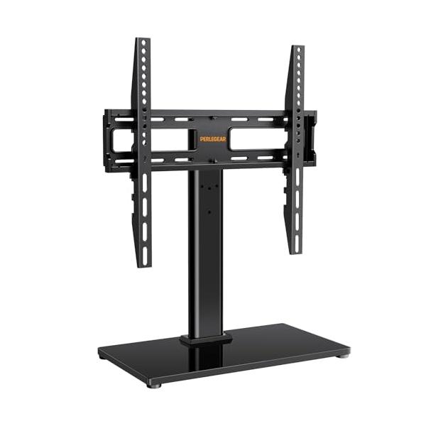 他サイト： PERLEGEAR テレビスタンド 卓上タイプ 24~60インチ対応 耐荷重40kg 9段階高さ調節 左右30°首振り ロータイプ テレビ台 壁の商品画像