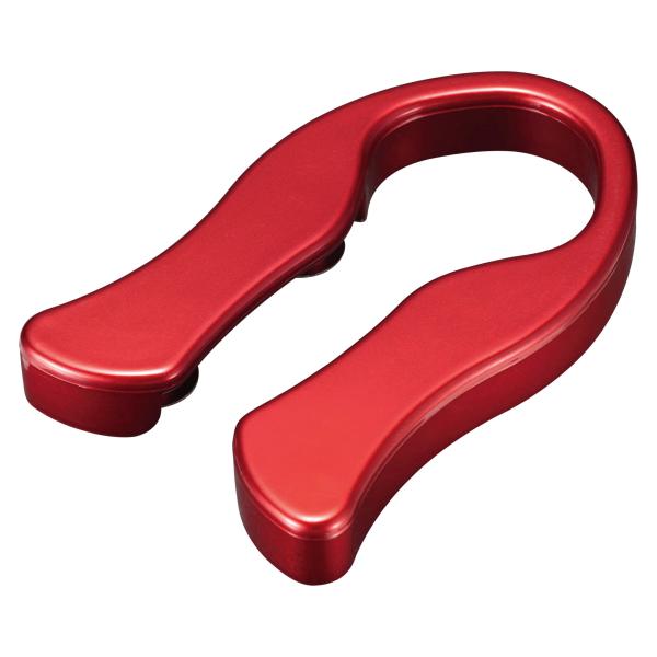 ・レッド  DH8226・ワインボトルのフォイルを簡単に外せるカッターです。・サイズ：68×55×9mm、重量：30g・素材・材質：本体＝ABS樹脂（耐熱温度80℃）、刃部＝ステンレススチール・生産国：中国　食洗機対応：×