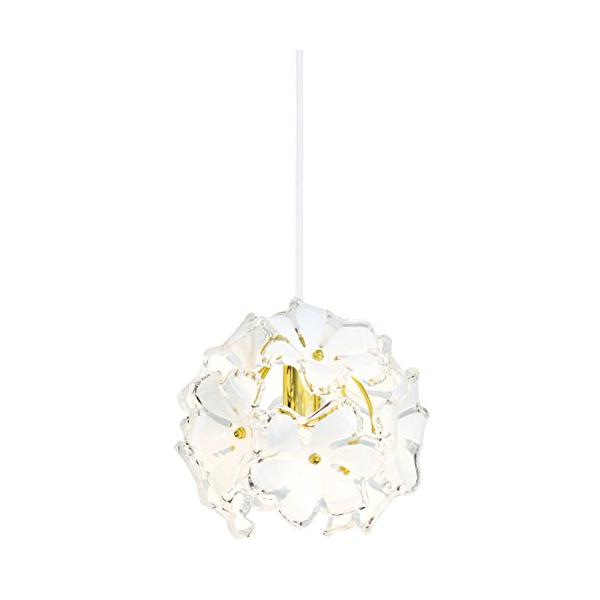 キシマ 花 モチーフ ペンダントライト Amazon | キシマ ブーケ ペンダントライト Clear 約φ20 H18.5