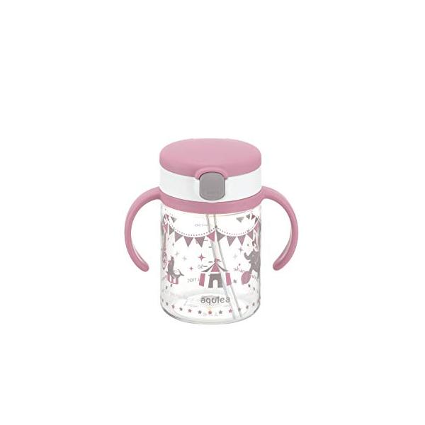 他サイト： リッチェル プラスチック アクリア おでかけストローマグ R ピンク 200mlの商品画像