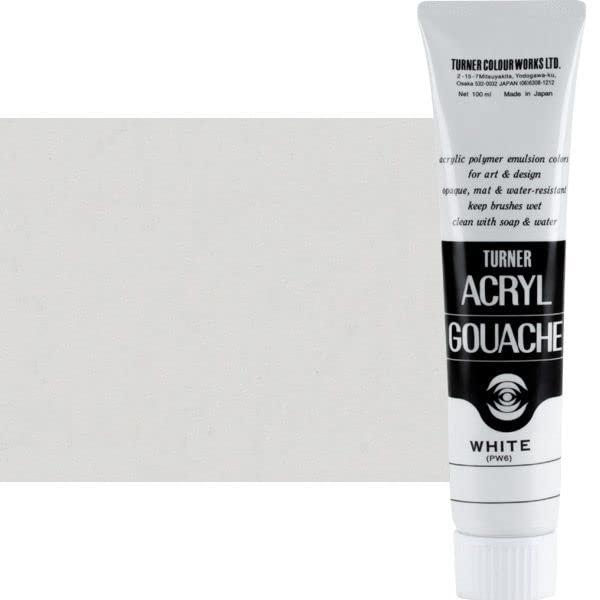 他サイト： ターナー色彩(Turner Color) アクリルガッシュ ホワイト AG100001 100mlの商品画像