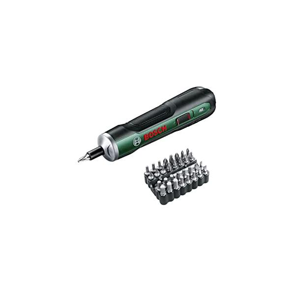 他サイト： ボッシュ(BOSCH) 3.6Vコードレスドライバー 電動ドライバー 充電式 正逆転切替 トルク調整 家具の組み立て DIY ビット32本 充電の商品画像