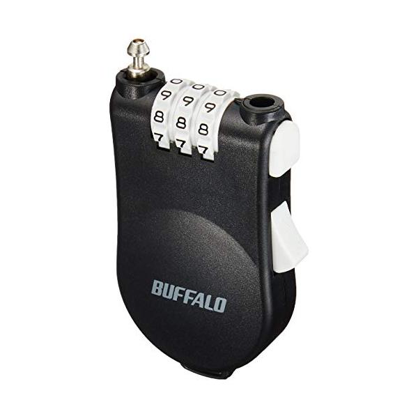 他サイト： BUFFALO ワイヤー巻き取り式ダイヤルロック BSL10の商品画像