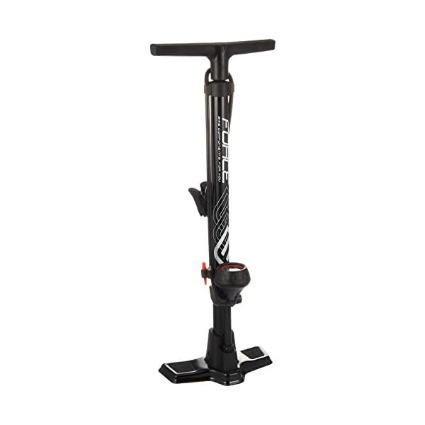 くろ助 FORCE(フォース) 自転車空気入れ スポーツ ポンプ ゲージ付SG ブラック