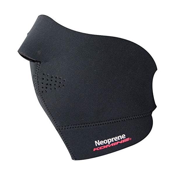 ・ブラック  09-046・素材:ネオプレーン・カラー:ブラック・サイズ:フリー・顔にジャストフィットし温かい・超リーズナブルな防寒マスク