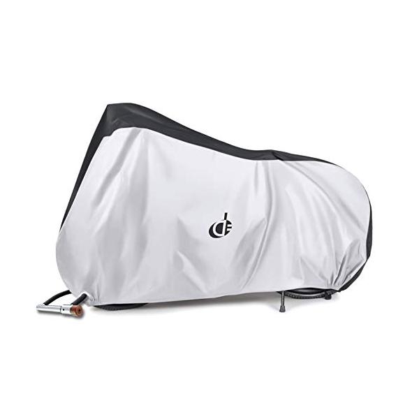 他サイト： 自転車カバー 子供用 サイクルカバー キッズ 防水 厚手 丈夫 撥水加工UVカット風飛び防止 収納袋付 破れにくい uvカット【20インチまで】の商品画像