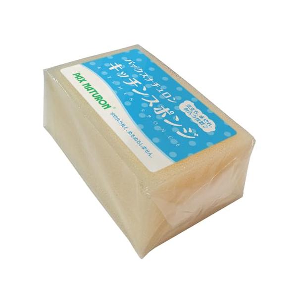 他サイト： パックスナチュロン キッチンスポンジ ナチュラル 5個セット 泡立ち 水切れ 耐久性 長持ち 太陽油脂 台所 食器洗いの商品画像
