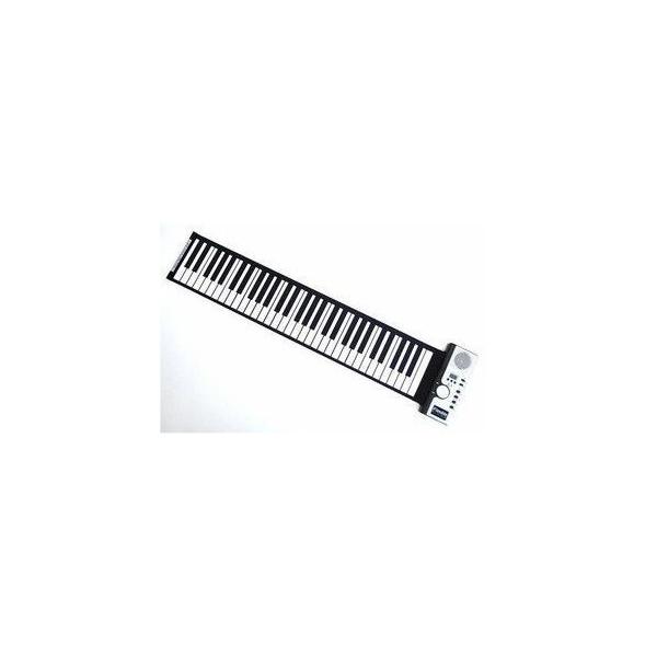 ・ホワイト  ?MA-MU005・いつでも、どこでも演奏ができる♪手軽に持ち運べる！電子ピアノ！！・あなたの気分次第にどこまでもお供します。・想像力をアシストする機能も充実！・普通のロールピアノと違ってボタン・鍵盤が立体的で弾きやすい！・※...