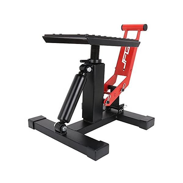 JFG オフロード スタンド バイク メンテナンススタンド ダンパー式 耐