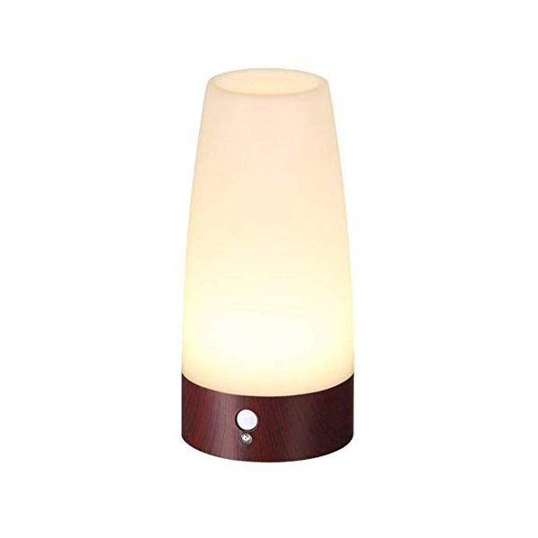 他サイト： Lifeholder LEDライト　人感＆明暗センサーライト　ナイトライト　足元ライト　間接照明 木目調　室内照明　玄関　階段　廊下　電池式　電の商品画像