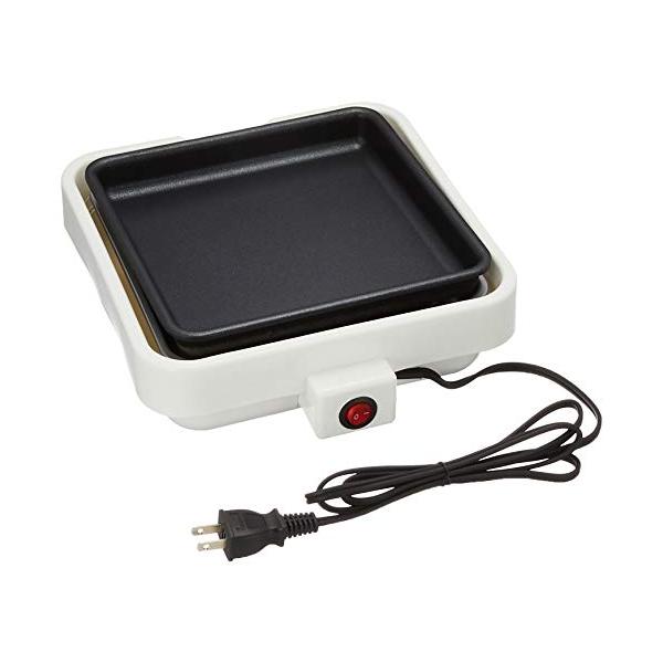 ホットプレート・White  COK-YH75B-W・ 特 長 ● プレートが取り外せて、簡単丸洗いできるミニホットプレート● フッ素樹脂加工プレート使用で、お手入れが楽々 仕 様 ■ 定格電圧：AC100V 50/60Hz■ 定格消費電力...