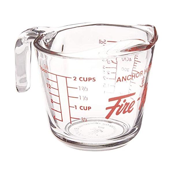 ファイヤーキング メジャリングカップ 全面物理強化ガラス 500ml H498