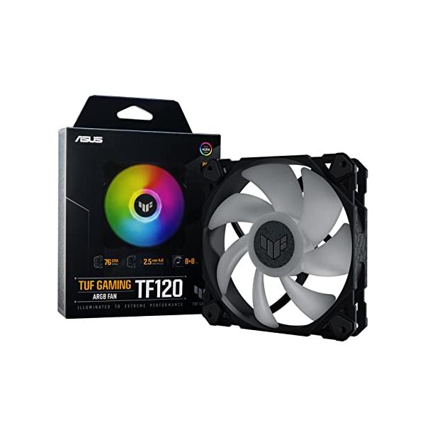 他サイト： ASUS ゲーミング TF120 ARGB シャーシファン TUF GAMING 3IN1 blackの商品画像