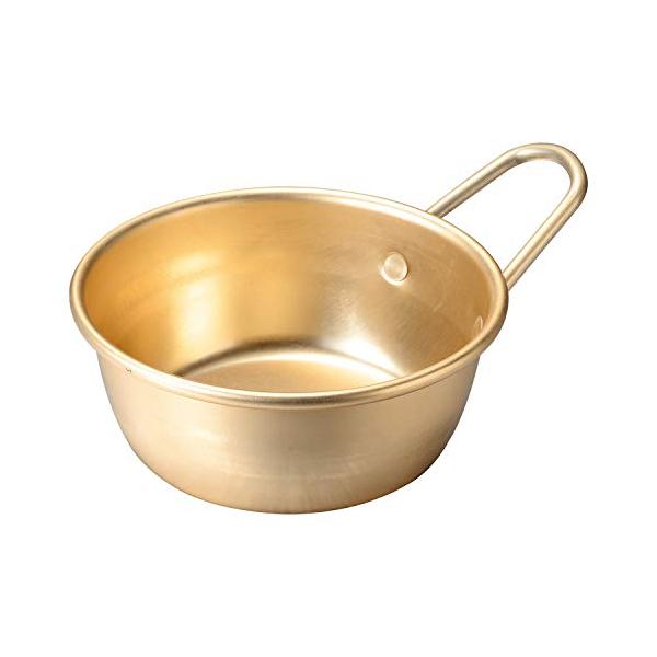 中華食器・ゴールド  Maekawa metal industry plants・・PatternName:単品・サイズ:幅16.9×奥行12×高さ6cm・板厚:0.6mm・容量:360ml・本体重量:48g・カラー:ゴールド