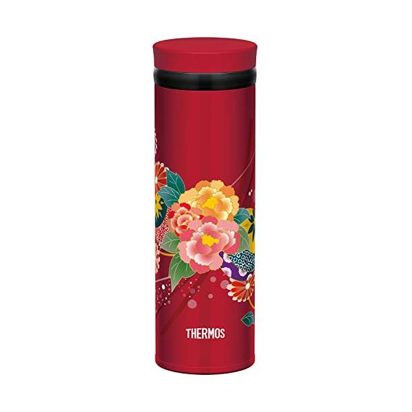激レア　サーモス 真空断熱ケータイマグ水筒 ボタンの花　日本製　500ml サーモス 水筒 日本製 真空断熱ケータイマグ 500ml ボタン JNY-502 BTN