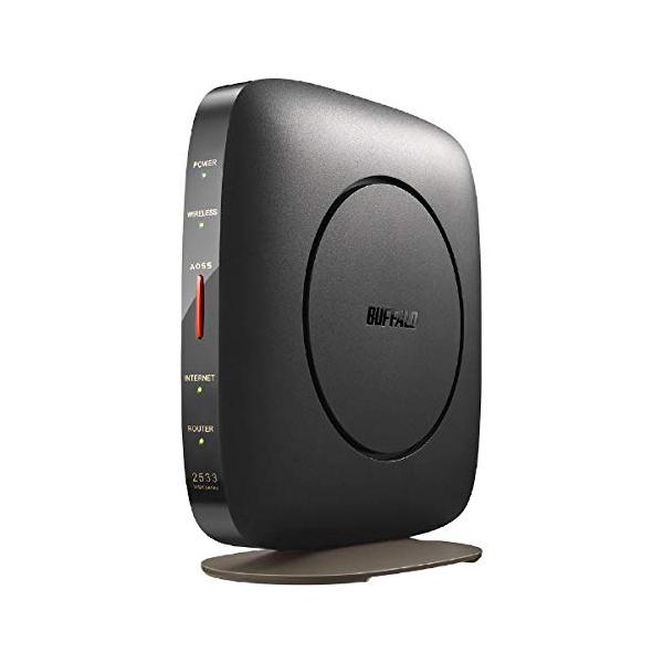 他サイト： バッファロー WSR-2533DHP3-BK 無線LAN親機 11ac/n/a/g/b 1733+800Mbps ブラックの商品画像