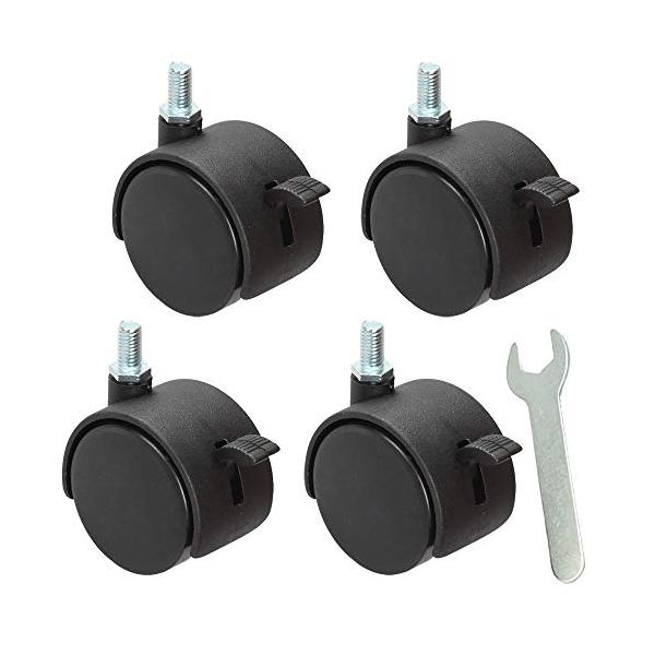 ネジ式キャスター ねじ込み式 キャスター 自在 ストッパー付 50mm BESTU ネジ式キャスター ねじ込み式 キャスター 自在 ストッパー付