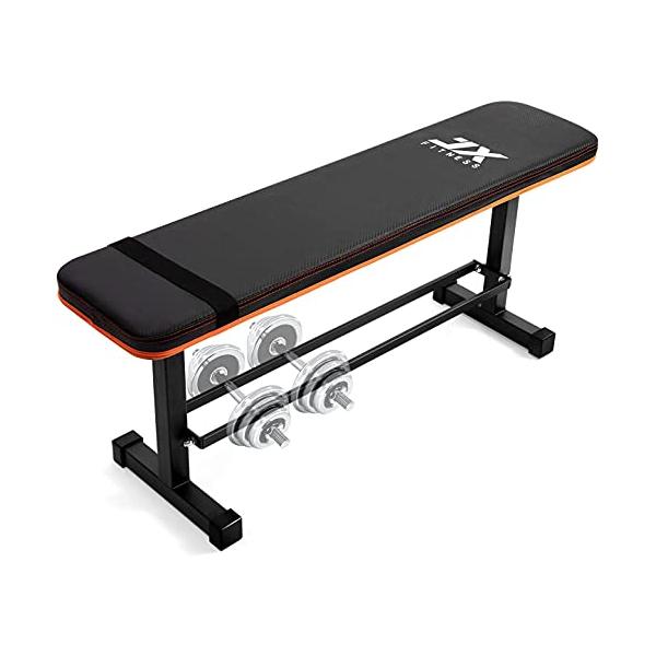 JX FITNESS 多機能フラットウェイトベンチ トレーニングベンチ シット