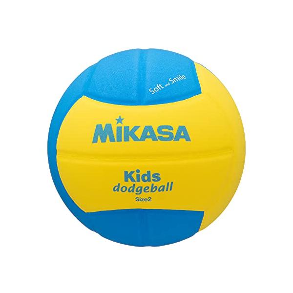 ・イエロー/ブルー F SD20-YBL・・Color:イエロー/ブルーPatternName:単品・小学校用・円周61~63cm 重量約160g・スマイルボール 軽量ドッジボール2号球・EVA素材の発砲度合いと鮮やかな色合いの性質を利用し...