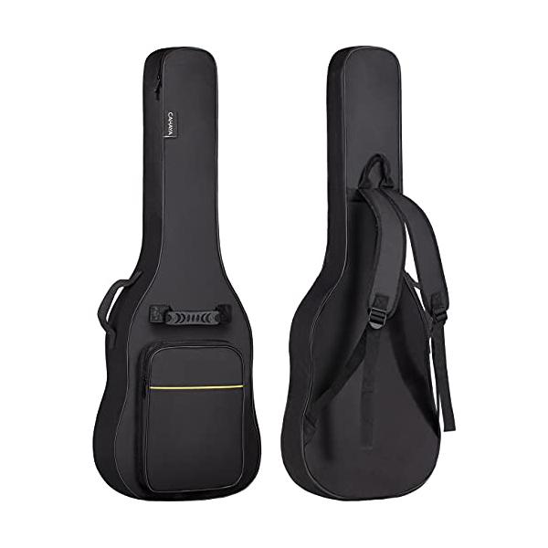 シンプル・ブラック エレキギターケース ・・Size:エレキギターケース・ヒントこれは材質簡単版のエレキギターソフトケースです。高級版の場合はこのページ下部の関連する小さな画像をクリックしてください。・このソフトバッグの寸法は104 x 3...