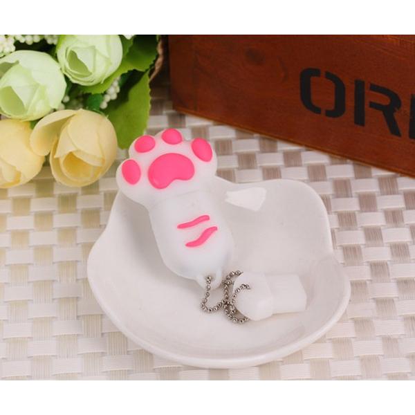 おしゃれ かわいい 猫 の肉球 Usbメモリ 32gb 収納袋付き おもしろ 32gb ネコ メモリー Usb 肉球 ３２ｇｂ Usbメモリー 最大62 オフ ねこ