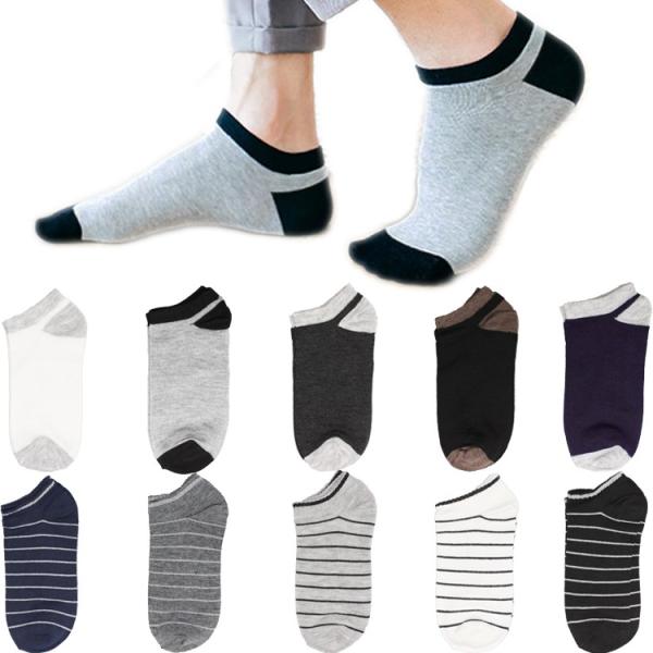 メンズ くるぶし ソックス 10足セット おしゃれ ショート 靴下 男性用 24cm 26cm スポーツ 秋用 冬用 に おすすめ 短い くつした 黒 白 紺 Bタイプ Istar R 雑貨屋マイスター 通販 Yahoo ショッピング