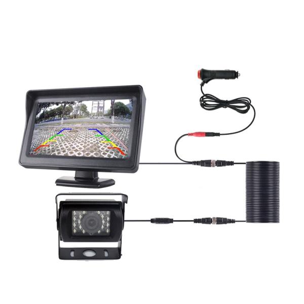 MRMに付き他の方はご遠慮下さい 4.3インチモニター+ バックカメラ12V/24V兼用 バックカメラ