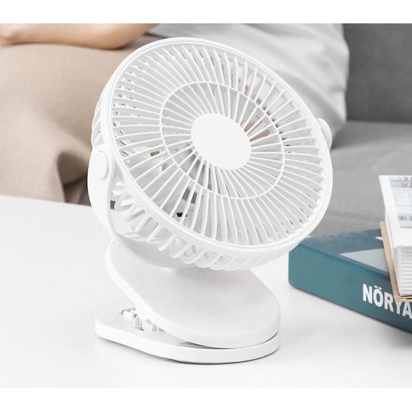 3WAY USB卓上扇風機 壁掛け 静音　4段階風量調節シンプルで飽きの来ないデザイン3WAY取付方式：スタンド式　クリップ式　壁掛け式（フック掛け）と３種類の設置が可能なので設置場所を選びません。※フックは付属しておりません4段階風量調節...