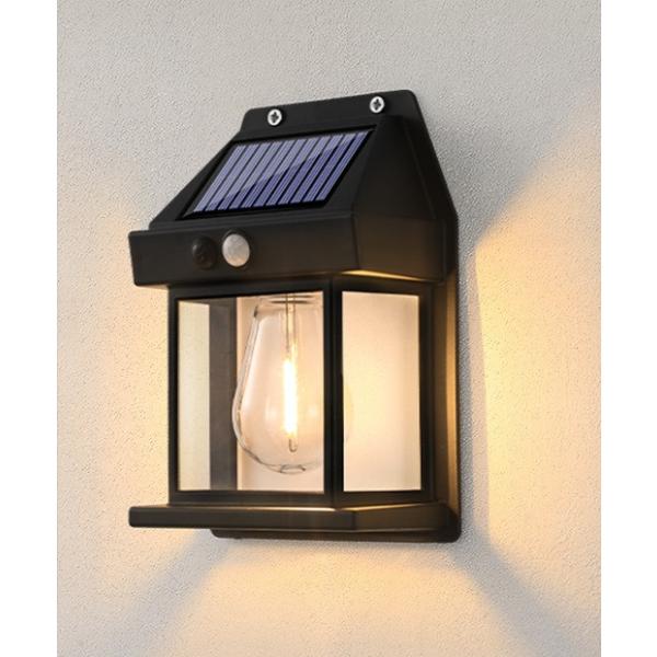 暖色系　高輝度LED　レトロ　和モダン　ソーラーライト暖かいイメージを出す暖色の光が魅力です。夜にはガーデンや庭をとても綺麗に照らします。暖かい雰囲気を感じ、落ち着いたリラックスできる空間を作ります。