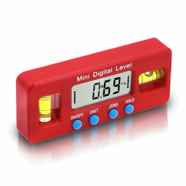 デジタルレベルメーター 電子水平器 デジタル角度計 傾斜計 LCD液晶画面 DIY 壁 木材 工具 便利 水平器 万能 高性能　tecc-digilevel