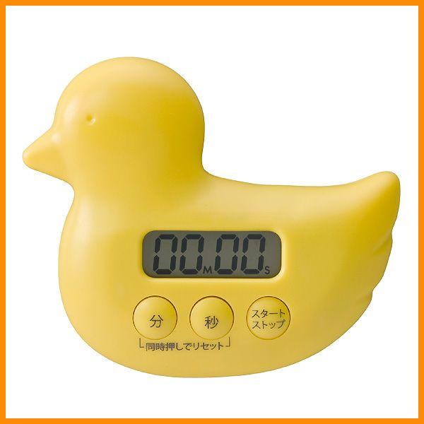 キッチンタイマー かわいい おしゃれ アヒル ３ボタン あひるタイマー Re Rj154tm01 雑貨屋フリー 通販 Yahoo ショッピング