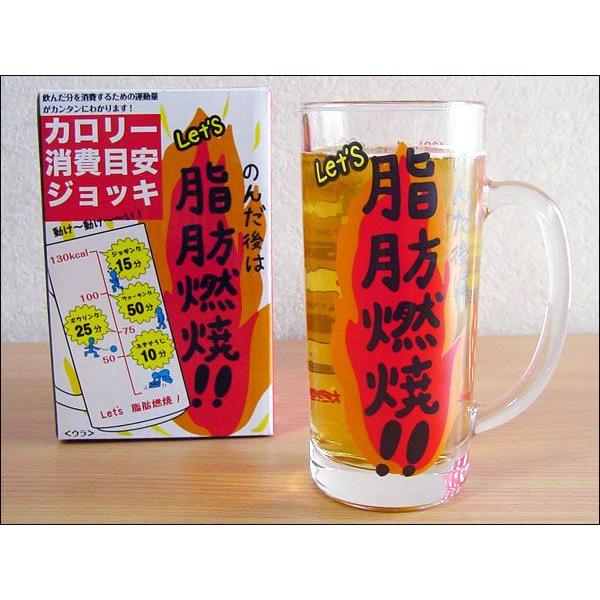 ビールジョッキ カロリー消費目安ジョッキ Sa San1983 雑貨屋フリー 通販 Yahoo ショッピング
