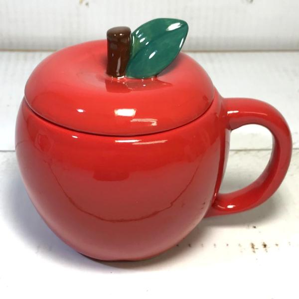 リンゴマグ マグカップ おしゃれ かわいい フタ付 保温 陶器 Buyee Servis Zakupok Tretim Licom Buyee Pokupajte Iz Yaponii