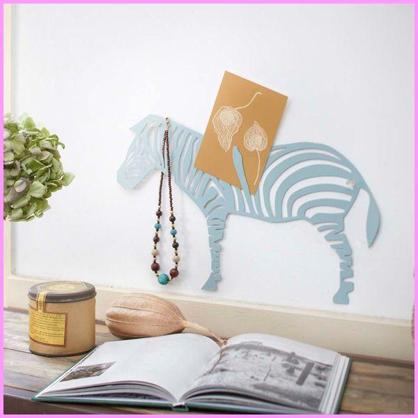 インテリア雑貨 オシャレ 動物雑貨 ウォールディスプレイ アニマル ゼブラ ブルー Ym 077 雑貨屋フリー 通販 Yahoo ショッピング