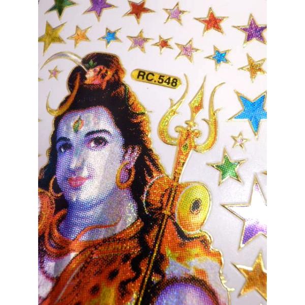 キラキラシール シヴァ神 ヒンドゥー インドの神様 ガネーシャの父 破壊と創造の神 アジア エスニック Buyee Buyee 日本の通販商品 オークションの代理入札 代理購入