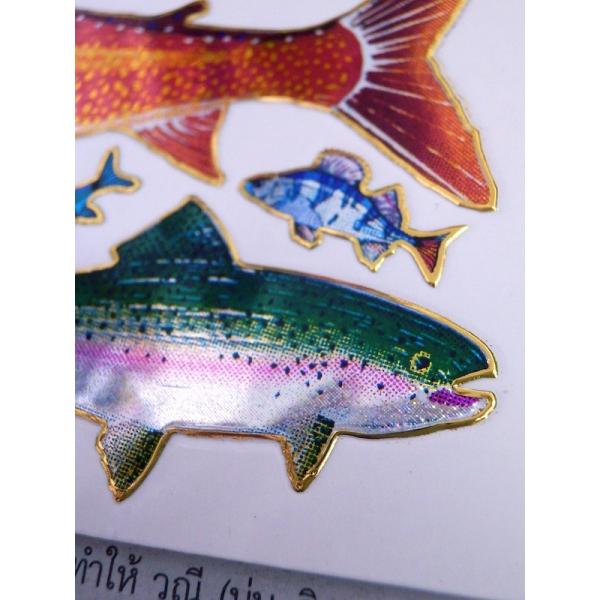 キラキラシール/魚シール 多分、食べられる魚 再入荷！AT20-1-16 