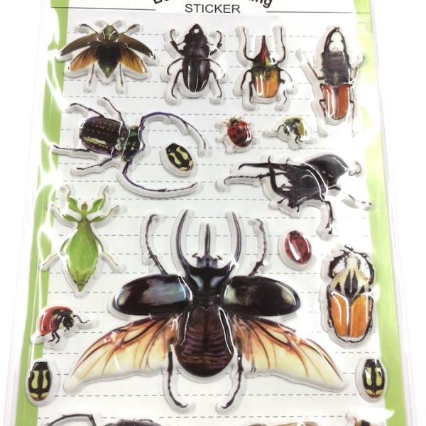 ぷっくりステッカー ぷっくりシール 虫ムシ大行進ステッカーb 昆虫シール 虫シール デコシール カブトムシ 甲虫 クワガタ スズメバチ他 Buyee Servis Zakupok Tretim Licom Buyee Pokupajte Iz Yaponii