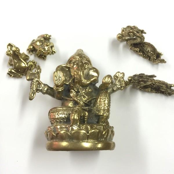 真鍮 ガネーシャ像 ゴールド系 学業 神様 商売繁盛 神像 ブラス製 アジア エスニック 夢を叶える 蓮座 ねずみ Buyee Servicio De Proxy Japones Buyee Compra En Japon