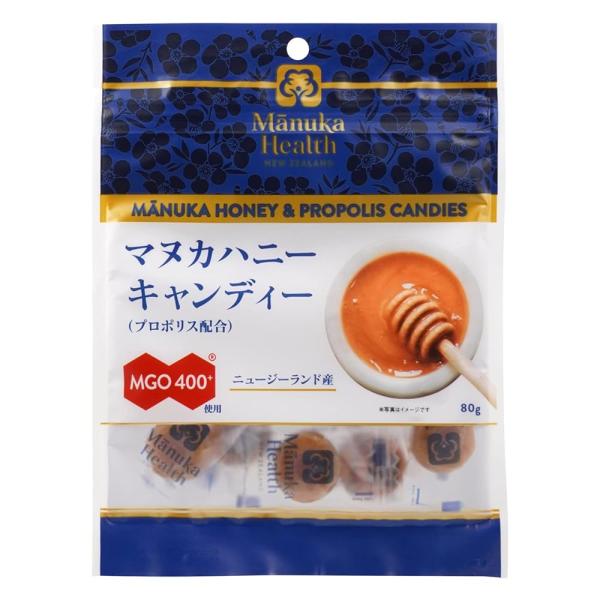「商品情報」「主な仕様」カロリー:1粒(4.5g)あたり エネルギー 17kcal原材料:砂糖、ぶどう糖、はちみつ、プロポリス/ビタミンC、香料商品サイズ(高さx奥行x幅):1cm×16cm×12cm
