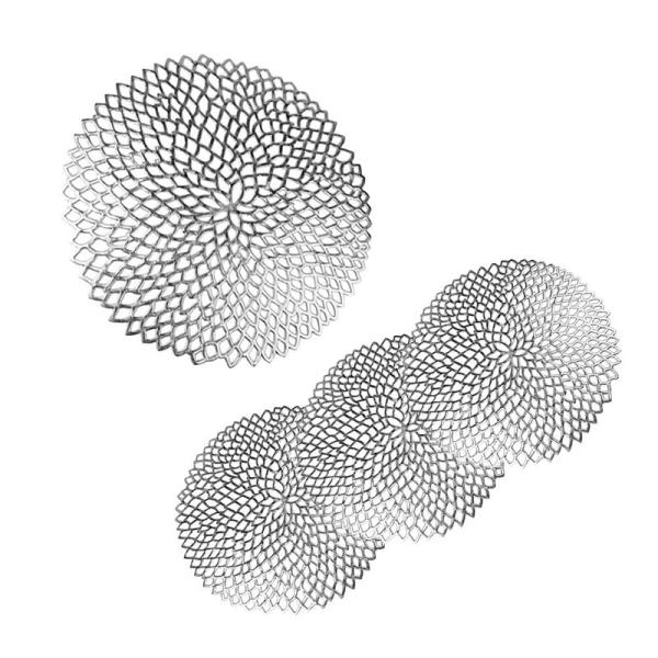 ランチョンマット4枚セットラウンド型