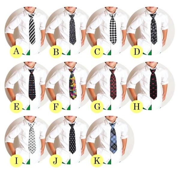 ネクタイ キッズ おしゃれ 卒業式 入学式 ワンタッチ 色柄豊富