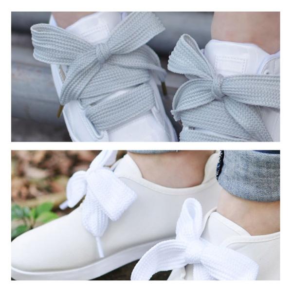 靴紐 靴ひも くつひも おしゃれ 太め 太目 平紐 リボン レディース 女の子 男の子 安い 雑貨 シンプル 60cm ファッション かわいい 可愛い Buyee Buyee Japanese Proxy Service Buy From Japan Bot Online