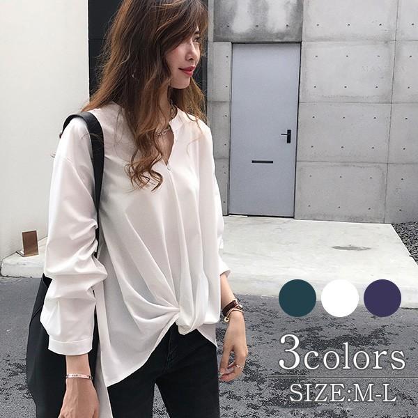 ブラウス 長袖 ゆるふわ 3color スキッパーシャツ 楽チン ブラウス 長袖 ゆるふわ シンプル ルーズ 大きめ 体型カバー トップス レディース メール便送料無料 J1543ba Star Net 通販 Yahoo ショッピング